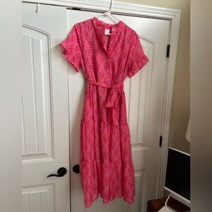 J Marie pink midi dress